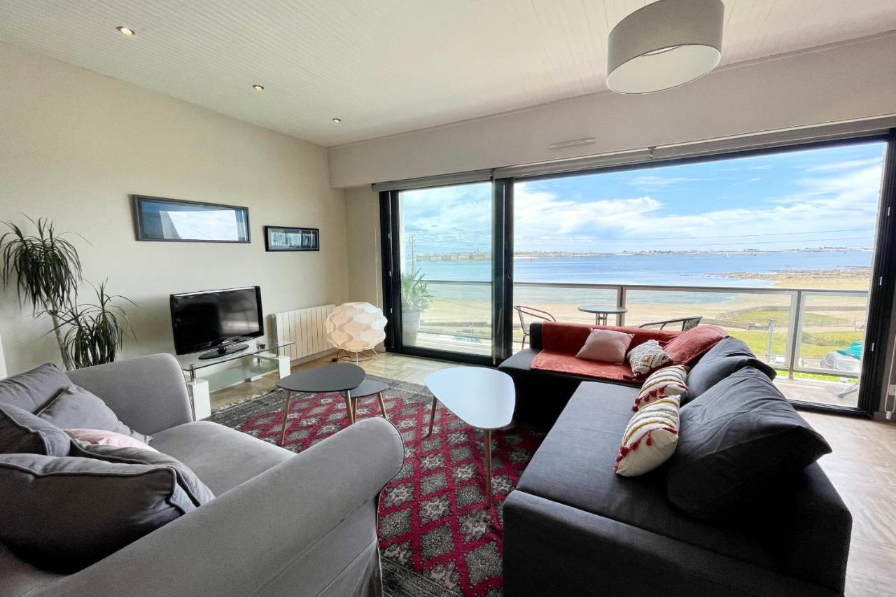 Luxury T3 Standing 2 - Vue Mer Exceptionnelle 180 Larmor-Plage Exterior photo