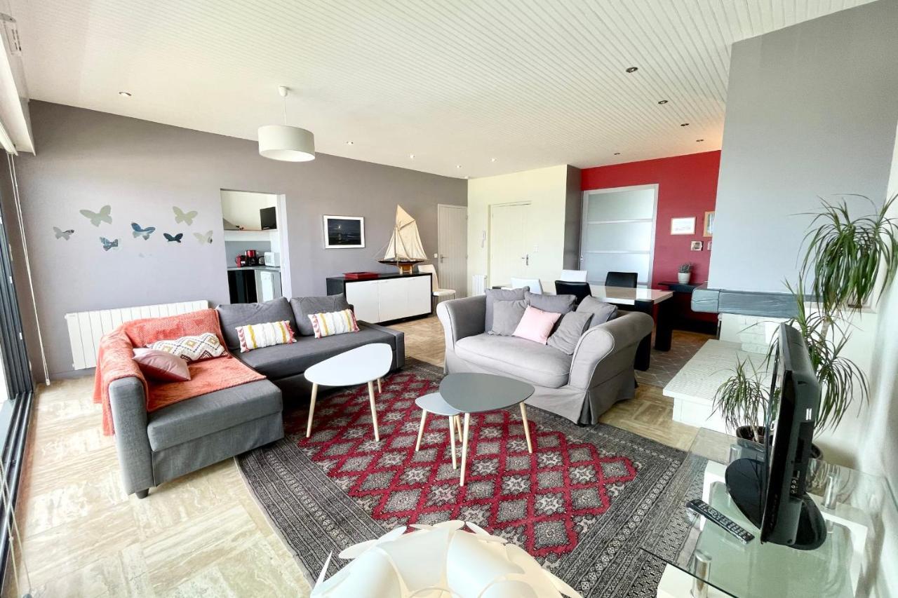 Luxury T3 Standing 2 - Vue Mer Exceptionnelle 180 Larmor-Plage Exterior photo